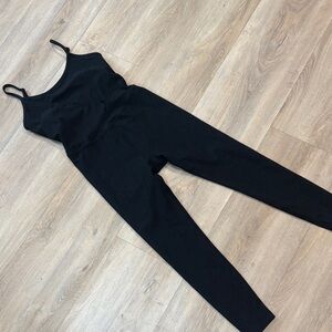 BEYOND YOGA BLACK ONE PIECE JUMPSUIT